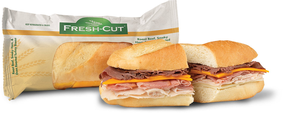 Roast Beef, Smoky Ham & Oven Roasted Turkey Breast Sub